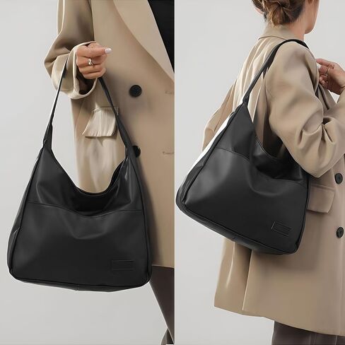2024 Hobo Bag Leather Tote Bag for Women Top-handle Shoulder Bag, Large Soft Vegan Crossbody Handbag Underarm Bags in Saudi Arabia