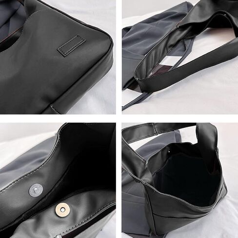 2024 Hobo Bag Leather Tote Bag for Women Top-handle Shoulder Bag, Large Soft Vegan Crossbody Handbag Underarm Bags in Saudi Arabia