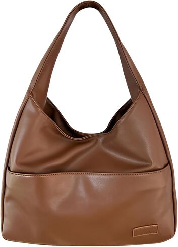 2024 Hobo Bag Leather Tote Bag for Women Top-handle Shoulder Bag, Large Soft Vegan Crossbody Handbag Underarm Bags in Saudi Arabia
