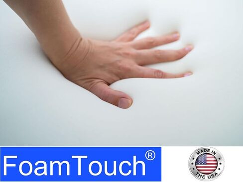 FoamTouch 2 بوصة × 36 بوصة × 84 بوصة رغوة تنجيد، أبيض in Kuwait