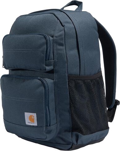 Carhartt Single-Compartment, Durable Pack with Laptop Sleeve and Duravax Abrasion Resistant Base, 27L Classic Backpack (Navy), One Size in Saudi Arabia