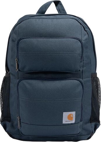 Carhartt Single-Compartment, Durable Pack with Laptop Sleeve and Duravax Abrasion Resistant Base, 27L Classic Backpack (Navy), One Size in Saudi Arabia