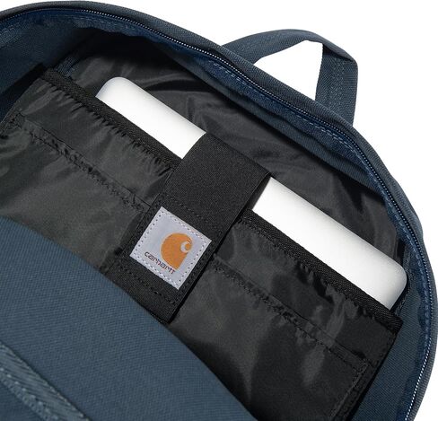 Carhartt Single-Compartment, Durable Pack with Laptop Sleeve and Duravax Abrasion Resistant Base, 27L Classic Backpack (Navy), One Size in Saudi Arabia