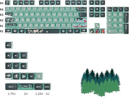 Dark Blue Pudding Keycaps PBT Translucent Key Cap, 118 Key ASA Profile Key caps 60 Percent Custom Keycap Set, Dye-Sub Keycaps for Cherry MX Switches Mechanical Keyboards (Dark Space) in Saudi Arabia