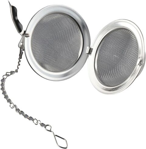 Ultrasonic Cleaning Solution 2Pcs Silver Holder with Lock and Hook Jewelry Cleaner Baskets Mesh Ball Ultrasonic Cleaner Baskets Small Parts in Saudi Arabia