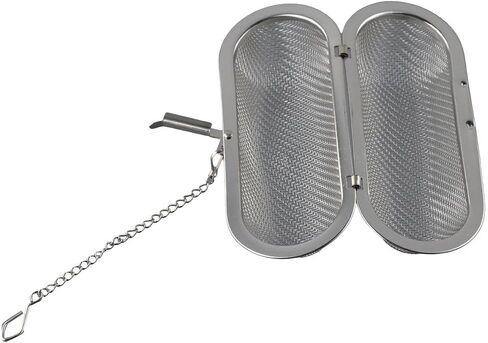 Ultrasonic Cleaning Solution 2Pcs Silver Holder with Lock and Hook Jewelry Cleaner Baskets Mesh Ball Ultrasonic Cleaner Baskets Small Parts in Saudi Arabia