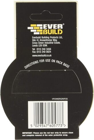 Everbuild Mammoth Powerful Grip Tape, Reinforced Double Sided Tape, Clear, 25 mm x 2.5 m in Saudi Arabia