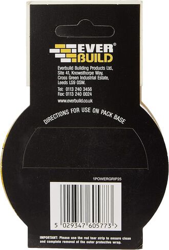 Everbuild Mammoth Powerful Grip Tape, Reinforced Double Sided Tape, Clear, 25 mm x 2.5 m in Saudi Arabia