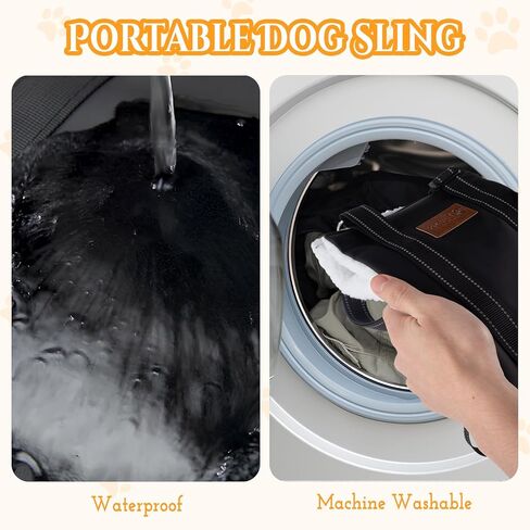 Byhoo حبال الكلب مع الجوارب المضادة للانزلاق الكلب، تسخير رفع الكلب قابل للتعديل، حبال الكلب المحمولة للكلاب الكبيرة دعم الساق الخلفية، يساعد الكلب المسن، المصاب، المعاق وبعد الجراحة in Kuwait