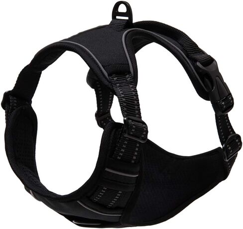 Dog Harness No-Pull Pet Harness Adjustable Outdoor Vest 3M Reflective Oxford Material Easy Control for All Sized Dogs (X-Small, Green) in Saudi Arabia