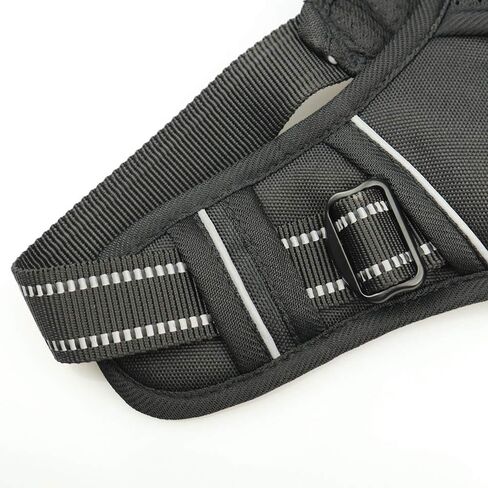 Dog Harness No-Pull Pet Harness Adjustable Outdoor Vest 3M Reflective Oxford Material Easy Control for All Sized Dogs (X-Small, Green) in Saudi Arabia
