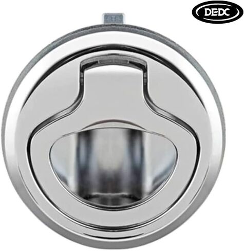 DEDC 2PCS البحرية كام مزلاج قارب فتحة القفل، راحة فتحة سحب مشبك، 1.5 "مقبض رفع البطولات الاربع لقارب البحرية سطح السفينة باب خزانة الأجهزة خزانة فتحة in Kuwait