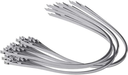 6" Supreme 316 Stainless Steel Cable Zip Ties, 150 lb, (100 Piece) in Saudi Arabia