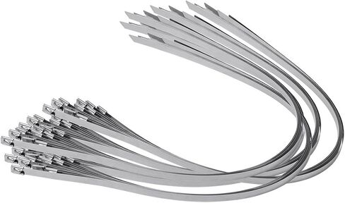 6" Supreme 316 Stainless Steel Cable Zip Ties, 150 lb, (100 Piece) in Saudi Arabia