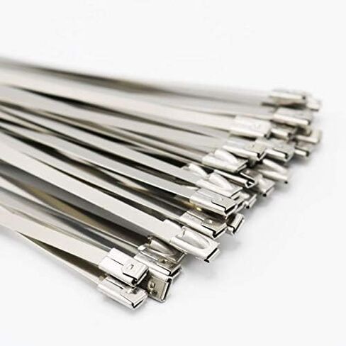 6" Supreme 316 Stainless Steel Cable Zip Ties, 150 lb, (100 Piece) in Saudi Arabia