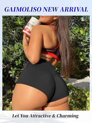 Booty Shorts for Women High Waist Butt Lifting Spandex Biker Yoga Gym Dance Hot Sexy Pants Rave Outfits in Saudi Arabia
