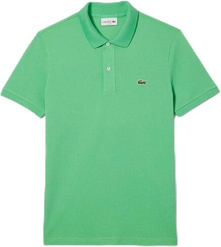 Lacoste Men's Short Sleeved Ribbed Collar Shirt Mm in Kuwait
