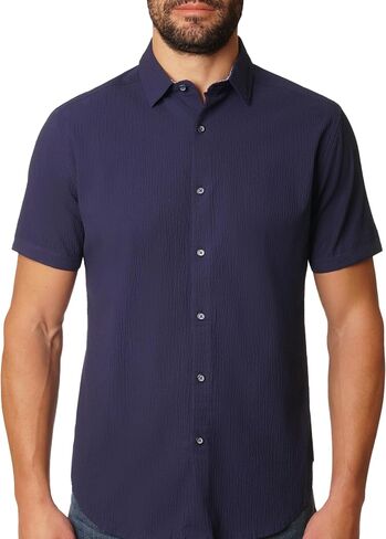 Robert Graham Men's Gilford Short Sleeve Woven Button Down Shirt in Saudi Arabia