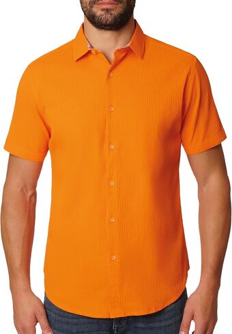 Robert Graham Men's Gilford Short Sleeve Woven Button Down Shirt in Saudi Arabia