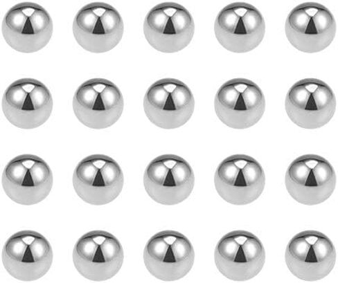 كرات دقيقة من Uxcell مقاس 1/32 بوصة من الصلب الكروم الصلب G10 لعجلة سلسلة مفاتيح تحمل الكرة 50 قطعة in Kuwait