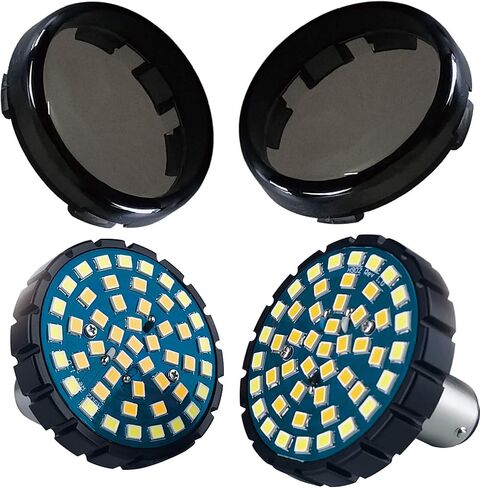 2" 1157 Front LED Turn Signal & Running Light All-in-1 Light Kit for Motorcycles- (Front Turn Signals) in Saudi Arabia