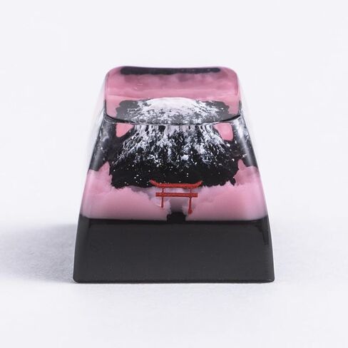 Artisan Keycaps Famous Landscape Series Resin Esc Keycap for Mechanical Keyboard (Snow Relics-OEM Profile) in Saudi Arabia
