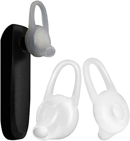 وسادات غطاء جل السيليكون الناعمة البديلة لسماعات الأذن من D & K حصريًا 8 قطع لسماعات الرأس، وسماعات الأذن النشطة - أسود (كبير) in Kuwait