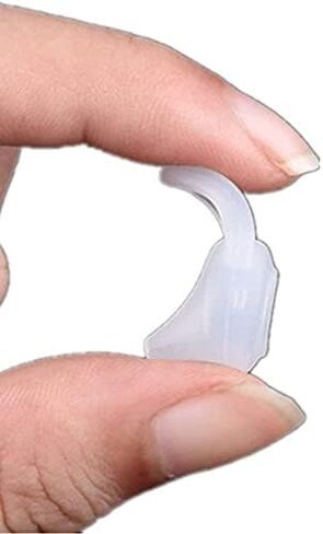 وسادات غطاء جل السيليكون الناعمة البديلة لسماعات الأذن من D & K حصريًا 8 قطع لسماعات الرأس، وسماعات الأذن النشطة - أسود (كبير) in Kuwait