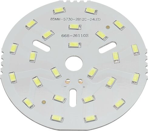 Othmro 3.5in ضياء LED رقاقة لمبة فائقة السطوع عالية الطاقة LED مصباح 36-42V 6500K 5730 ألومنيوم LED لمبة سطح محمولة الأجهزة ضوء الخرز الكاشف لعربة ضوء لمبة المنزل القراءة ضوء المصابيح البحرية in Kuwait