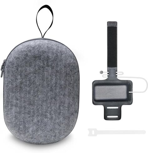 حزمة الملحقات المتوافقة مع Apple Vision Pro، حقيبة حمل للسفر مع حزام معصم بالبطارية، حقيبة محمولة واقية مقاومة للصدمات ومضادة للخدش in Kuwait