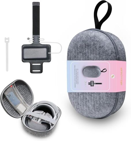 حزمة الملحقات المتوافقة مع Apple Vision Pro، حقيبة حمل للسفر مع حزام معصم بالبطارية، حقيبة محمولة واقية مقاومة للصدمات ومضادة للخدش in Kuwait