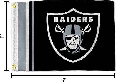 Rico Industries NFL Football Utility Flag - Double Sided - Great for Boat/Golf Cart/Home ect. in Saudi Arabia