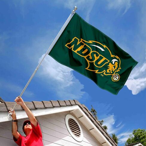 College Flags & Banners Co. North Dakota State Bison NDSU University Large College Flag in Saudi Arabia