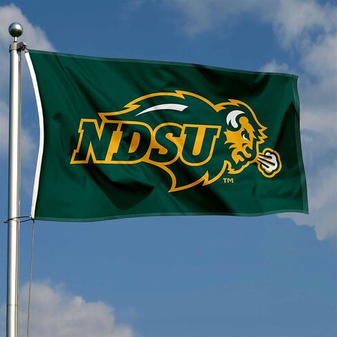 College Flags & Banners Co. North Dakota State Bison NDSU University Large College Flag in Saudi Arabia