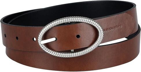 Levi's Women's Two-in-One Reversible Twisted Centerbar Casual Leather Jean Belt Flip-to-Reverse Buckle in Saudi Arabia