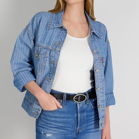 Levi's Women's Two-in-One Reversible Twisted Centerbar Casual Leather Jean Belt Flip-to-Reverse Buckle in Saudi Arabia