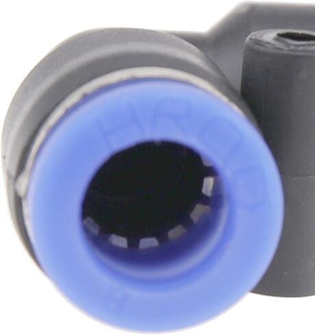 إنشاء فكرة 12 قطعة دفع هوائي لتوصيل التركيبات مجموعة وصلات الأنابيب ID 8 مللي متر OD 5/16 بوصة أنبوب متقاطع الكوع تي مستقيم صمامات يدوية متعددة احترافية in Kuwait