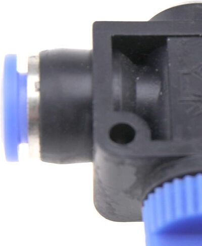 إنشاء فكرة 12 قطعة دفع هوائي لتوصيل التركيبات مجموعة وصلات الأنابيب ID 8 مللي متر OD 5/16 بوصة أنبوب متقاطع الكوع تي مستقيم صمامات يدوية متعددة احترافية in Kuwait