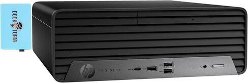 HP Pro SFF 400 G9 Business Mini Desktop (Quad-Core Intel i3-12300, 8GB RAM, 1TB PCIe SSD, Intel UHD 730, HDMI, USB 3.2, Display Port, DVD-RW, RJ-45, Win10P) w/USB Keyboard, USB Mouse & DKZ Hub in Saudi Arabia