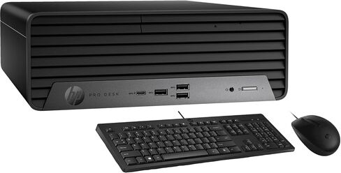 HP Pro SFF 400 G9 Business Mini Desktop (Quad-Core Intel i3-12300, 8GB RAM, 1TB PCIe SSD, Intel UHD 730, HDMI, USB 3.2, Display Port, DVD-RW, RJ-45, Win10P) w/USB Keyboard, USB Mouse & DKZ Hub in Saudi Arabia