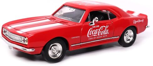 Motor city classics Coca-Cola Diecast Collectible | 1967 Chevrolet Camaro Z-28 'Sign of Good Taste' | 1:43 Diecast Scale Model 443029 | Officially Licensed Coca-Cola Diecast in Saudi Arabia