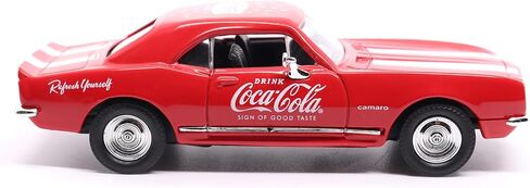 Motor city classics Coca-Cola Diecast Collectible | 1967 Chevrolet Camaro Z-28 'Sign of Good Taste' | 1:43 Diecast Scale Model 443029 | Officially Licensed Coca-Cola Diecast in Saudi Arabia