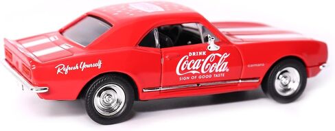 Motor city classics Coca-Cola Diecast Collectible | 1967 Chevrolet Camaro Z-28 'Sign of Good Taste' | 1:43 Diecast Scale Model 443029 | Officially Licensed Coca-Cola Diecast in Saudi Arabia
