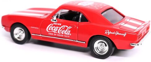 Motor city classics Coca-Cola Diecast Collectible | 1967 Chevrolet Camaro Z-28 'Sign of Good Taste' | 1:43 Diecast Scale Model 443029 | Officially Licensed Coca-Cola Diecast in Saudi Arabia