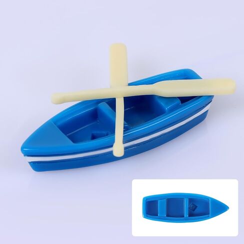 5 Pcs Mini Figurine Marine Mini Fishing Boat Miniature Moss Micro Landscape Boat Ornaments Nautical Landscape Decor for DIY Craft Accessories in Saudi Arabia