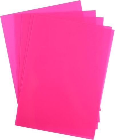 MECCANIXITY Shrink Plastic Sheet, 11.42x7.87x0.012 Inch Sanded Heat Shrink Films Paper for Creative Craft Black 5 Pack in Saudi Arabia