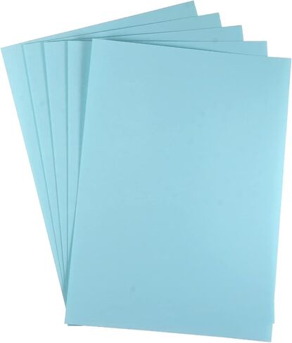 MECCANIXITY Shrink Plastic Sheet, 11.42x7.87x0.012 Inch Sanded Heat Shrink Films Paper for Creative Craft Black 5 Pack in Saudi Arabia