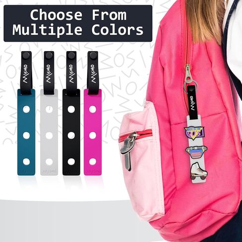 mismo Silicone Charm Chain - Shoe Charm Compatible Keychain - Trendy Gym and Sports Bag Accessory for Kids & Adults(Set of 2) in Saudi Arabia