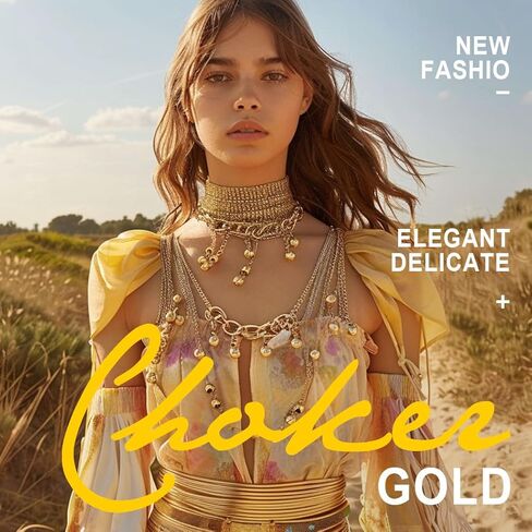 عقد TWINKLEDE ذهبي على شكل ثعبان وقلادة مرنة متعددة الأغراض للنساء in Kuwait