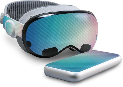 Carbon Fiber VR Skin Compatible with Apple Vision Pro - Antique Marble - Premium 3M Vinyl Protective Wrap Decal Cover - Easy to Apply | Crafted in The USA by MightySkins in Saudi Arabia